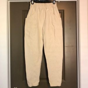 ELIZABETH SUZANN Clyde Work Pant Natural Canvas